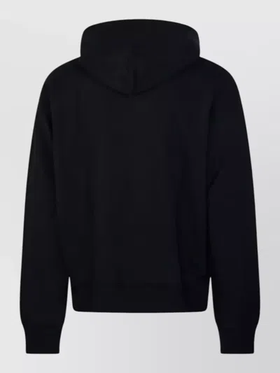 Off-white Small Arrow Logo Hoodie In Black Cotton