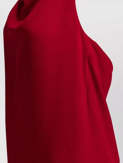 Valentino Womens Paris Halter-neck Silk-crepe Mini Dress In Red