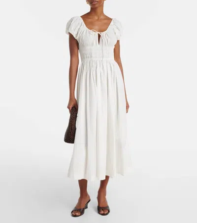 Doen Quinn Midi Dress In White