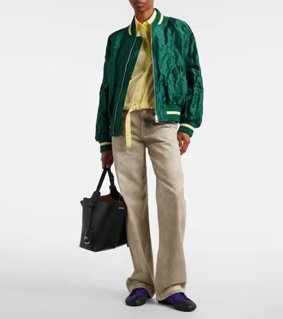 Loewe Suede Grip Sneakers Pull Tab Rubber Sole In Multi