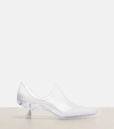 Loewe Emily Aqua Bootie 45 In Rubber With Multicolor Socks Pumps White