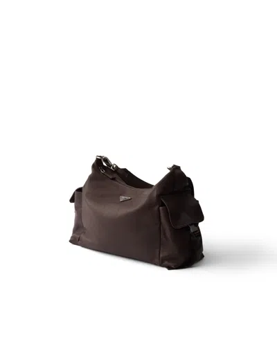 Prada Explore Leather Shoulder Bag