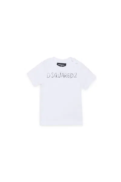 Dsquared2 Logo-detail T-shirt In White