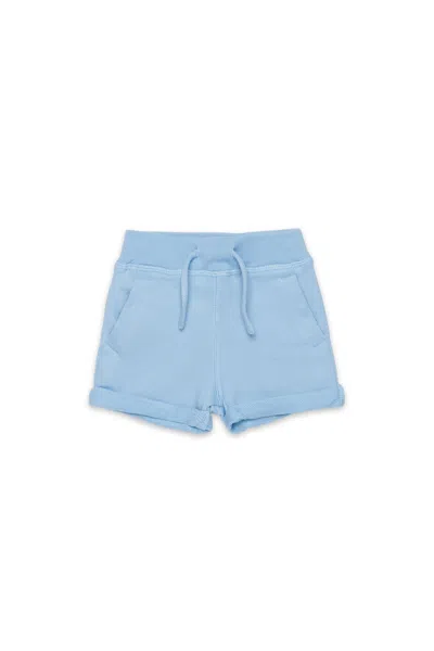 Dsquared2 Drawstring Cotton Shorts In Blue