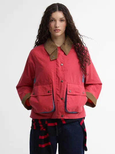 Barbour X Paul Smith Button Spey Jacket In Red
