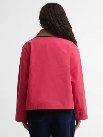 Barbour X Paul Smith Button Spey Jacket In Red