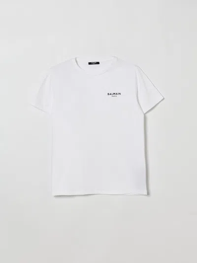 Balmain Logo-motif T-shirt In White