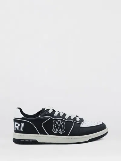 Amiri Vintage Leather Sneakers With Logo Details For Men In Black