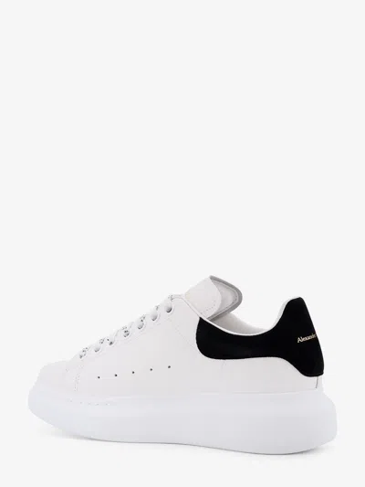 Alexander Mcqueen Black And White Low Top Sneakers With Logo Lettering On The Tongue And Contrasting Heel With Logo Le In Neutral