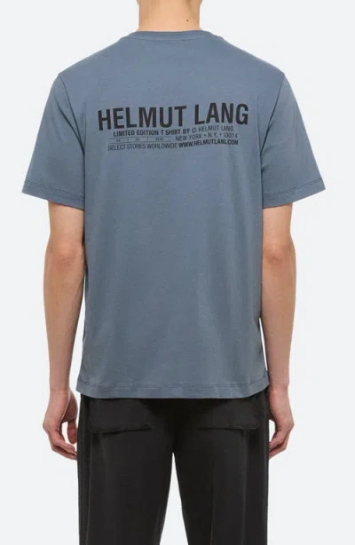 Helmut Lang Capsule Logo Graphic T-shirt In Metallic