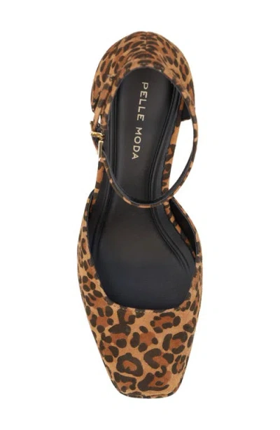 Pelle Moda Dolli Suede Pump In Brown