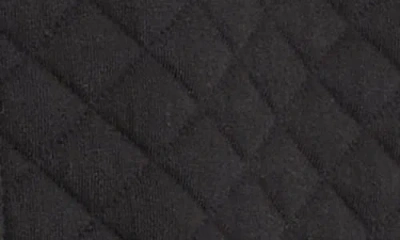 Vince Cotton Blend Quilted Jacket In Black
