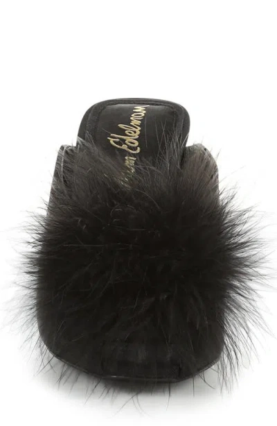 Sam Edelman Witney Feather Embellished Pump In Black
