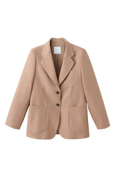 Mango Natalie Blazer In Blue