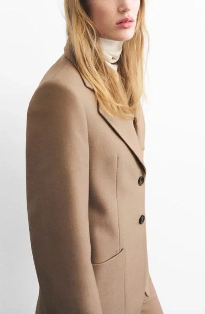 Mango Natalie Blazer In Blue