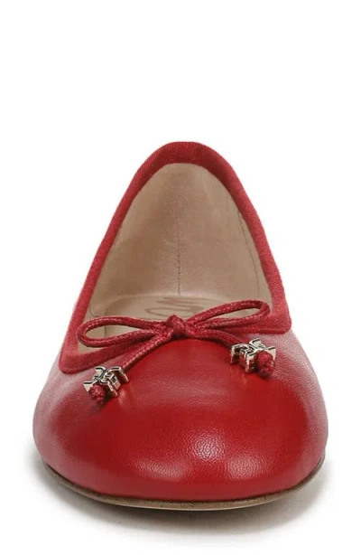 Sam Edelman Flora Ballet Flat In Red