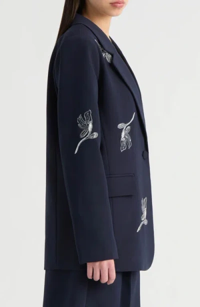 Nvlt Embellished Blazer In Multi