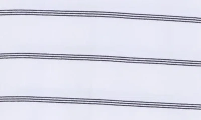 Ag Bryce Stripe V-neck T-shirt In Multi