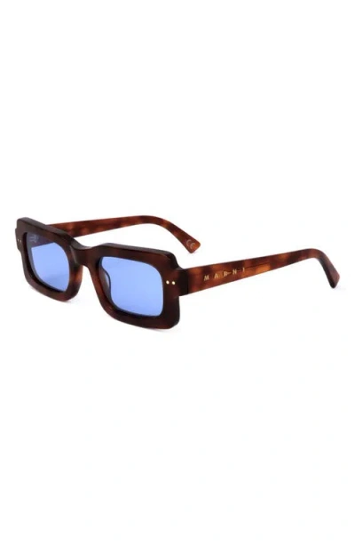 Marni 51mm Rectangular Sunglasses In Neutral