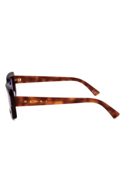 Marni 51mm Rectangular Sunglasses In Neutral