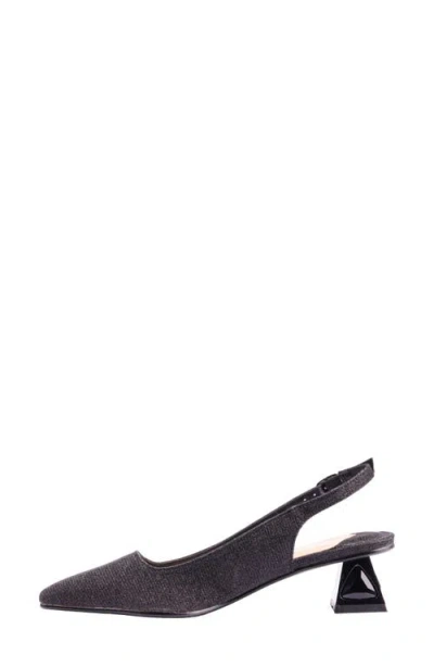 Lady Couture Ruby Slingback Pump In Black
