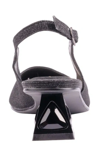 Lady Couture Ruby Slingback Pump In Black