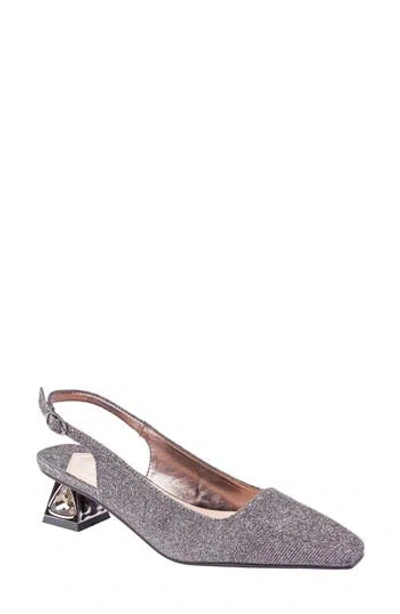 Lady Couture Ruby Slingback Pump In Gray