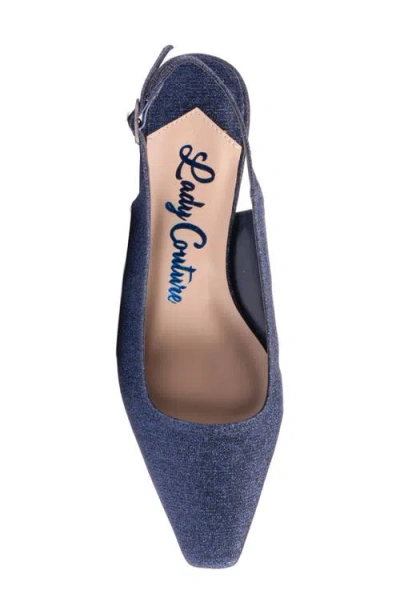Lady Couture Ruby Slingback Pump In Blue