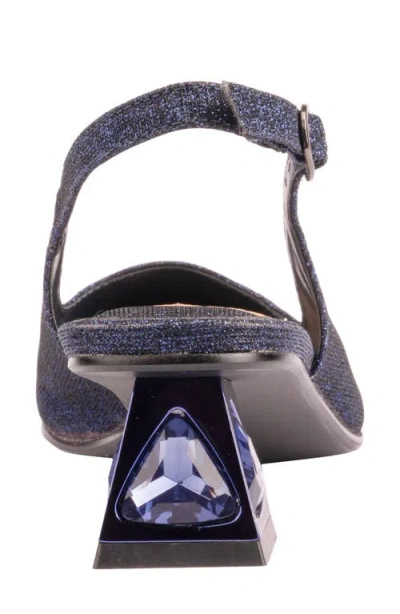 Lady Couture Ruby Slingback Pump In Blue