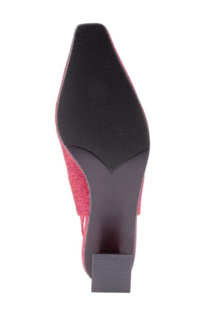 Lady Couture Ruby Slingback Pump In Red