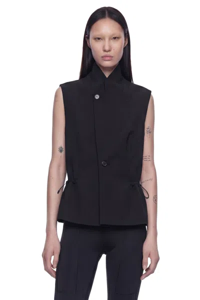 Coperni Technical Tailored Vest In Black