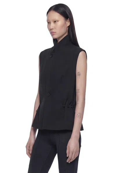 Coperni Technical Tailored Vest In Black