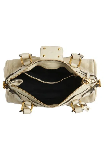 Chloé Paddington Embellished Textured-leather Tote In Pink