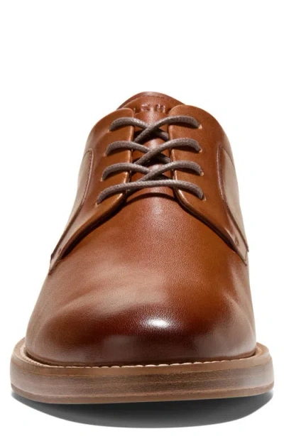 Cole Haan Grand Neoclassic Plain Toe Derby In Brown