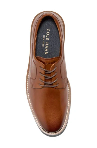 Cole Haan Grand Neoclassic Plain Toe Derby In Brown