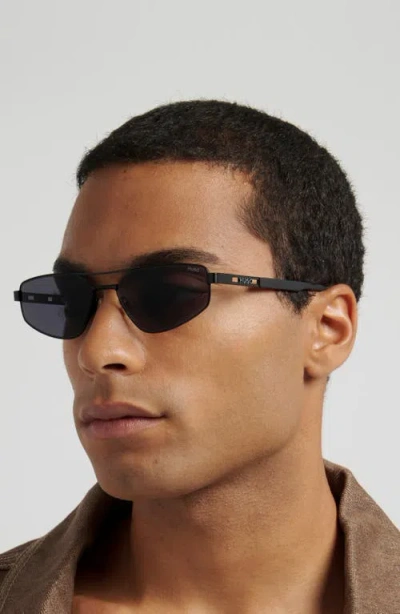Hugo Boss Hugo 58mm Rectangular Geometric Sunglasses In Multi
