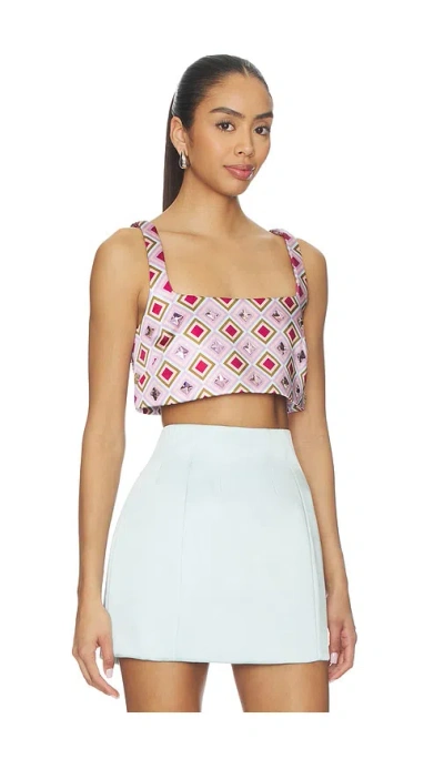 Retroféte Thalisa Top In Multi