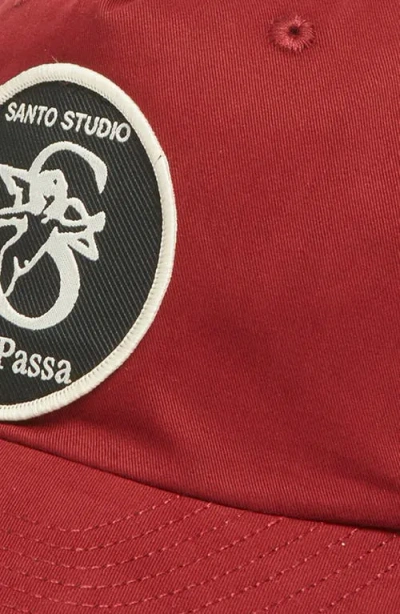Santo Studio Tutto Five-panel Snapback Baseball Cap In Red