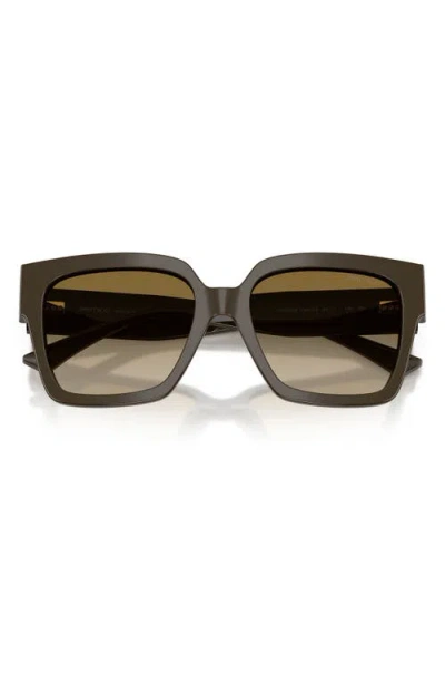Jimmy Choo 54mm Gradient Square Sunglasses In Brown