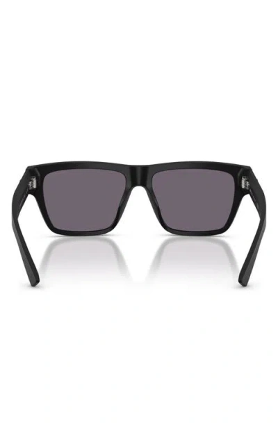 Jimmy Choo 54mm Rectangular Sunglasses In Black