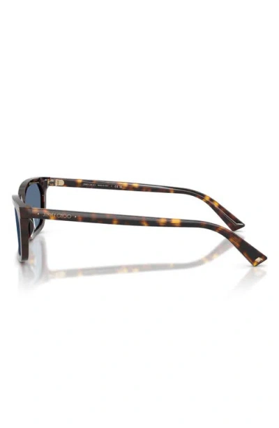 Jimmy Choo 55mm Rectangular Sunglasses In Multi
