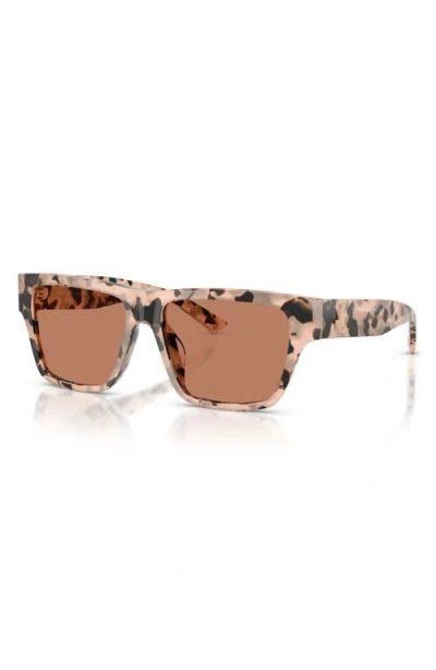 Jimmy Choo 54mm Rectangular Sunglasses In Pink