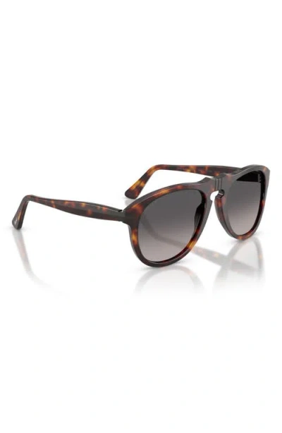 Persol 54mm Gradient Polarized Pilot Sunglasses In Neutral