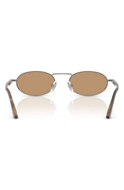 Persol 55mm Rectangular Sunglasses In Orange