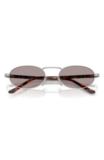 Persol 55mm Rectangular Sunglasses In Pink