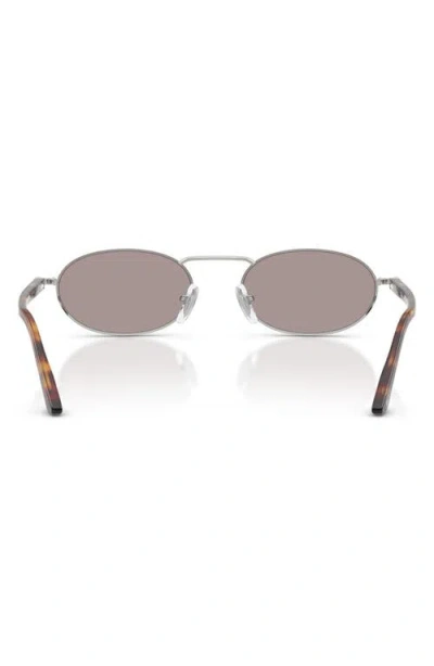 Persol 55mm Rectangular Sunglasses In Pink