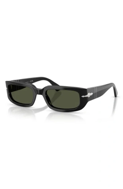 Persol Rectangle-frame Sunglasses In Black
