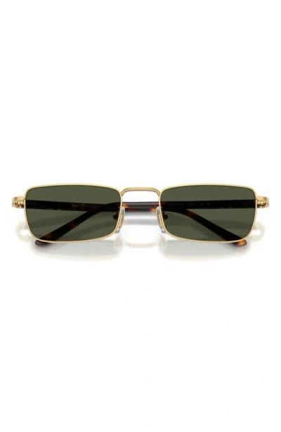 Persol 54mm Rectangular Sunglasses In Gray
