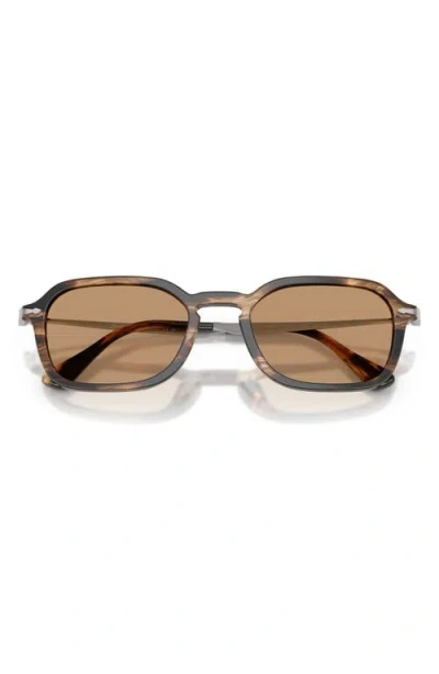 Persol Po3381s 123653 Occhiali Da Sole Marroni Per Uomo In Brown