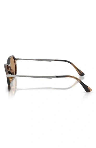 Persol Po3381s 123653 Occhiali Da Sole Marroni Per Uomo In Brown